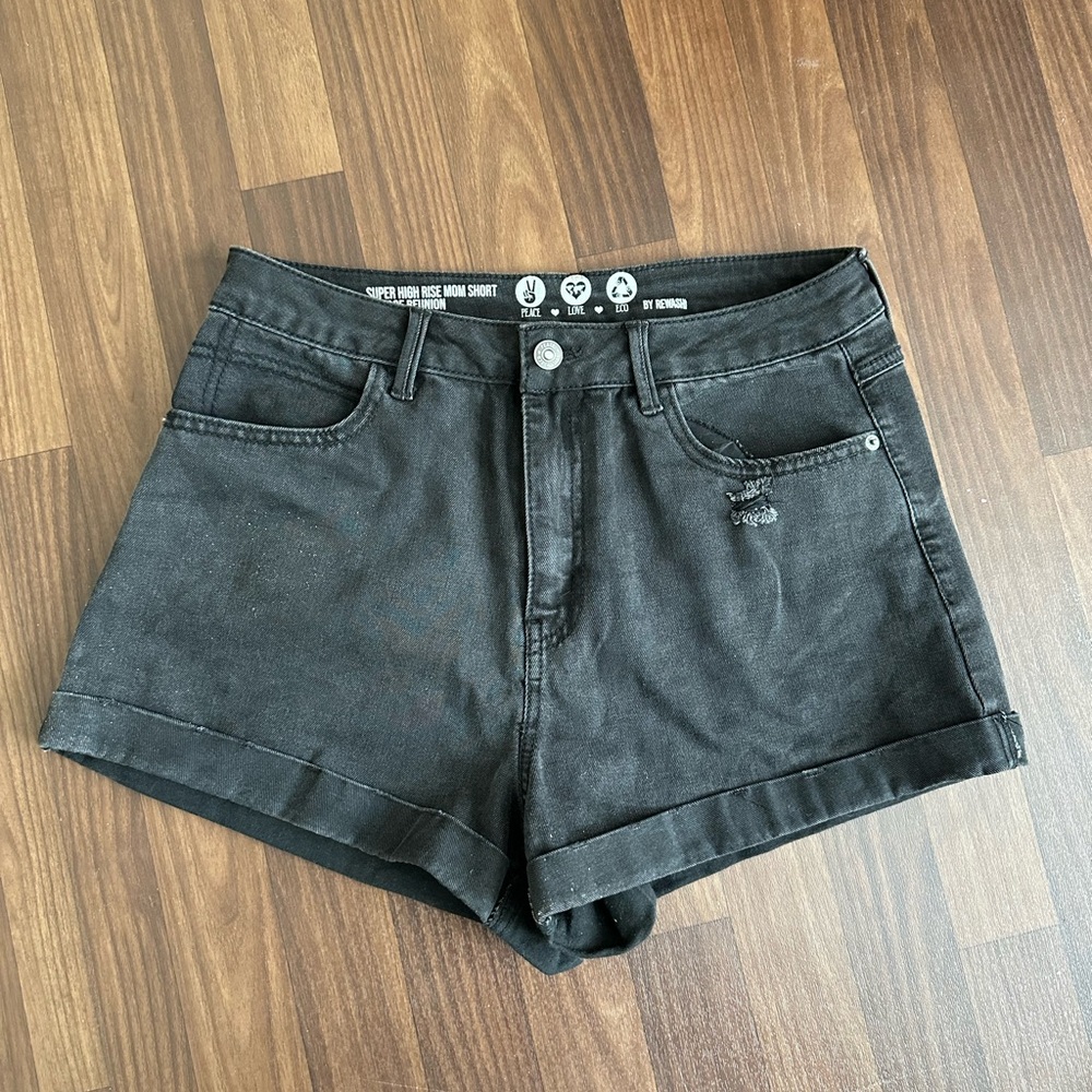 Women's Black Denim Shorts size 11